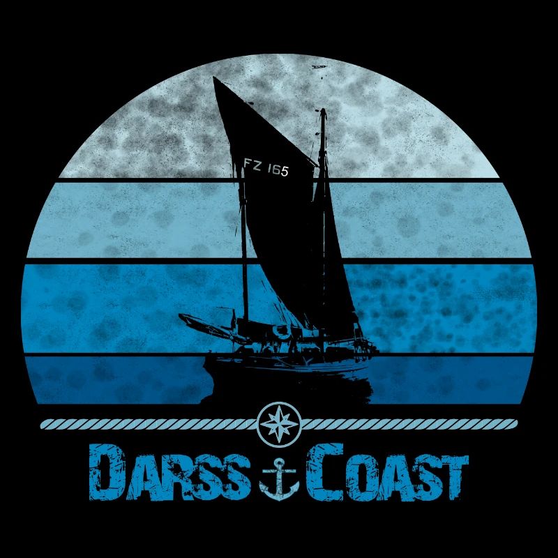 Darss Coast mit Zeesboot