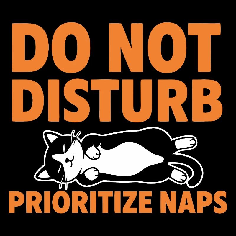 Do Not Disturb Prioritize Naps Katze
