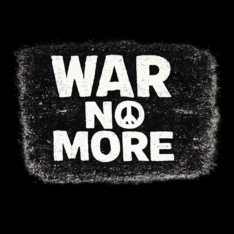 War No More – Sticker Peace & Humanity