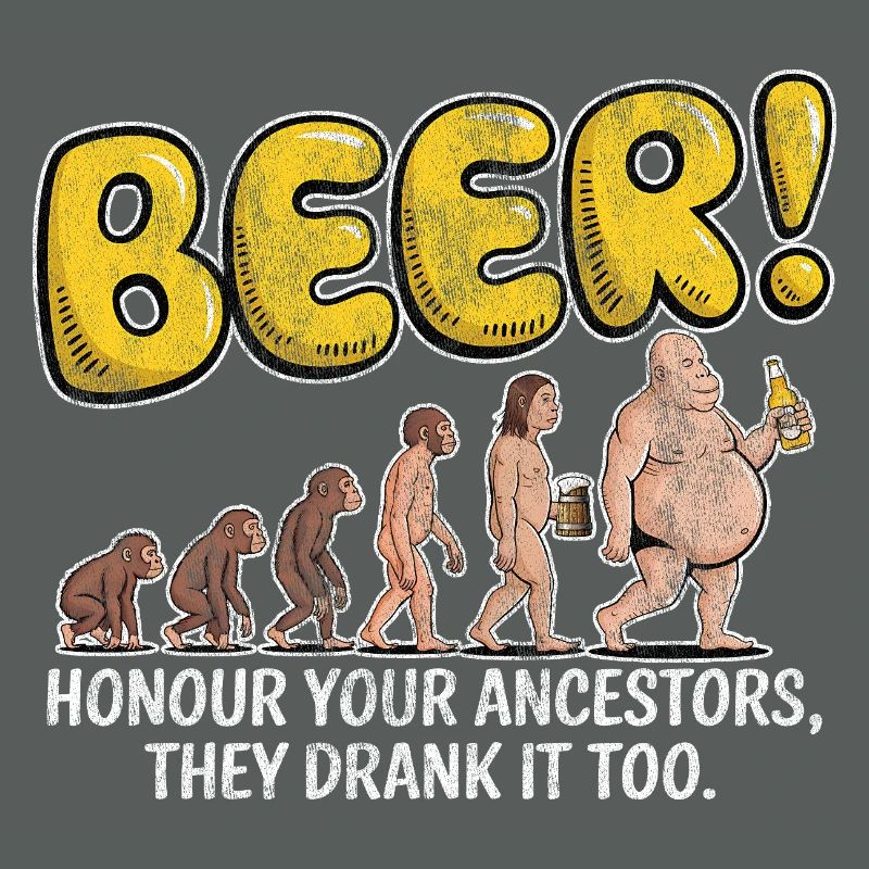 Evolution Beer Funny Witty Beer