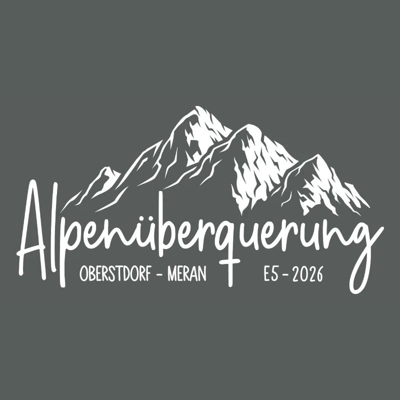 Traversée des Alpes 2026 E5 Oberstdorf Merano
