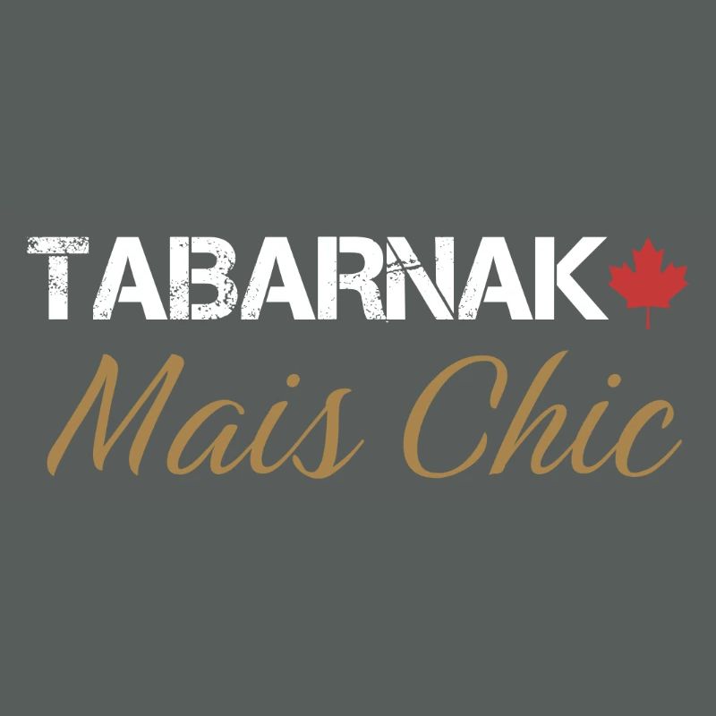 Tabarnak Chic Elegant Nature Pattern