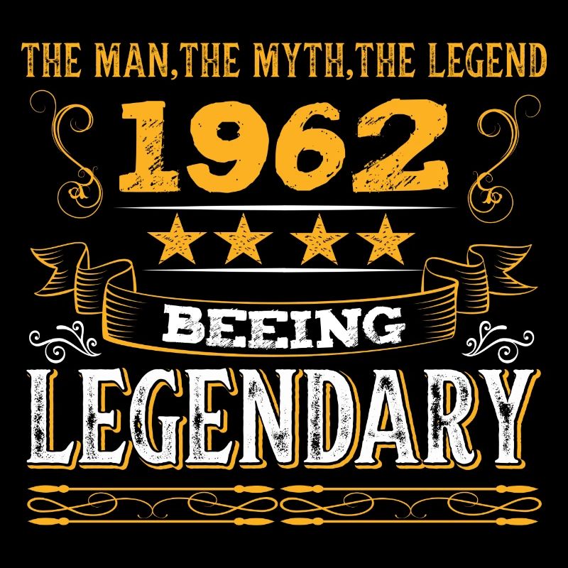 Legendary Vintage 1962 Motif