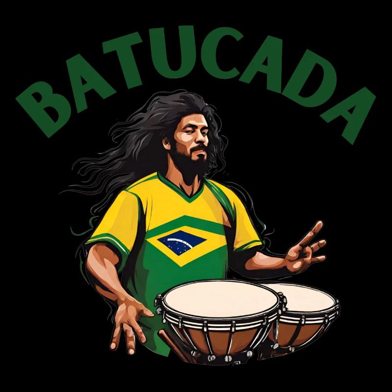 Batucada, Batucada-Spieler, Perkussion