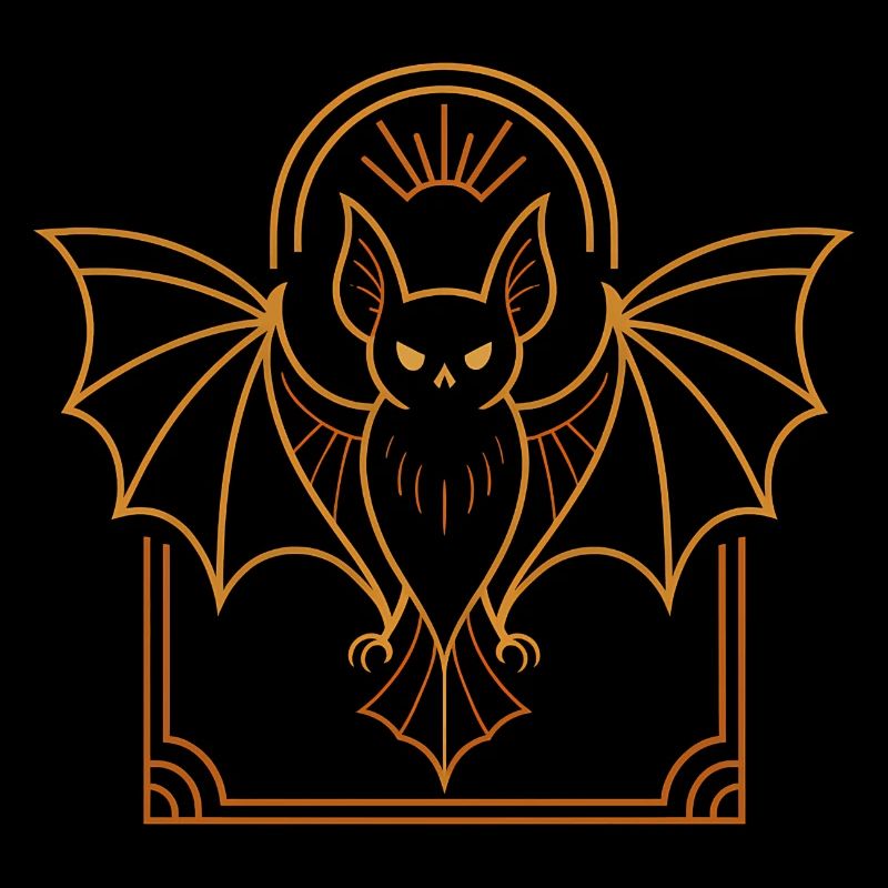 Orange moth bat