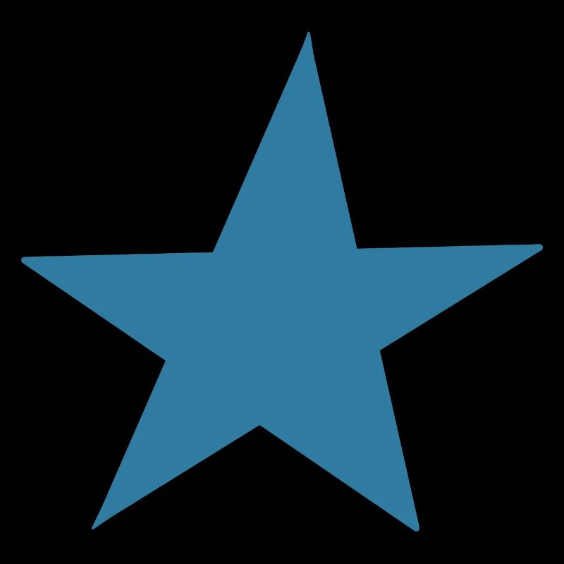 Blauer Stern Illustration