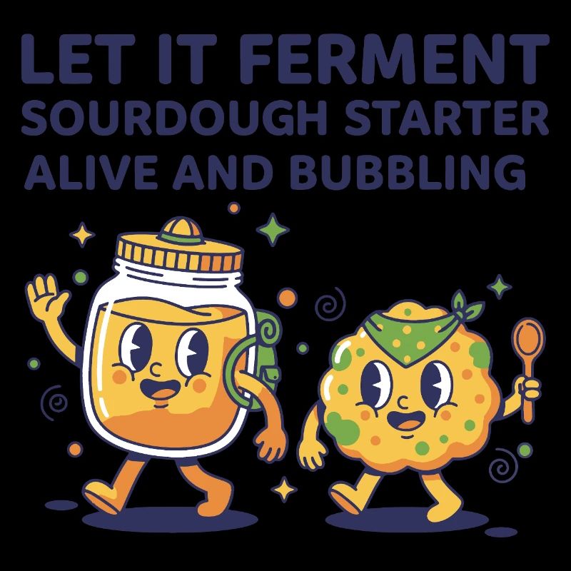 Sourdough Let It Ferment Starter Alive