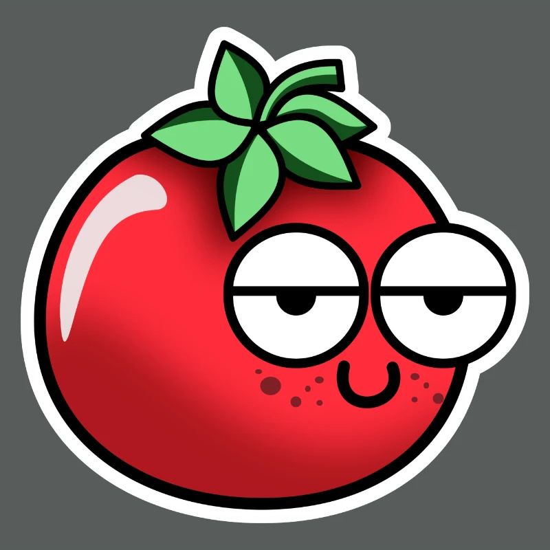 Tomate avec visage