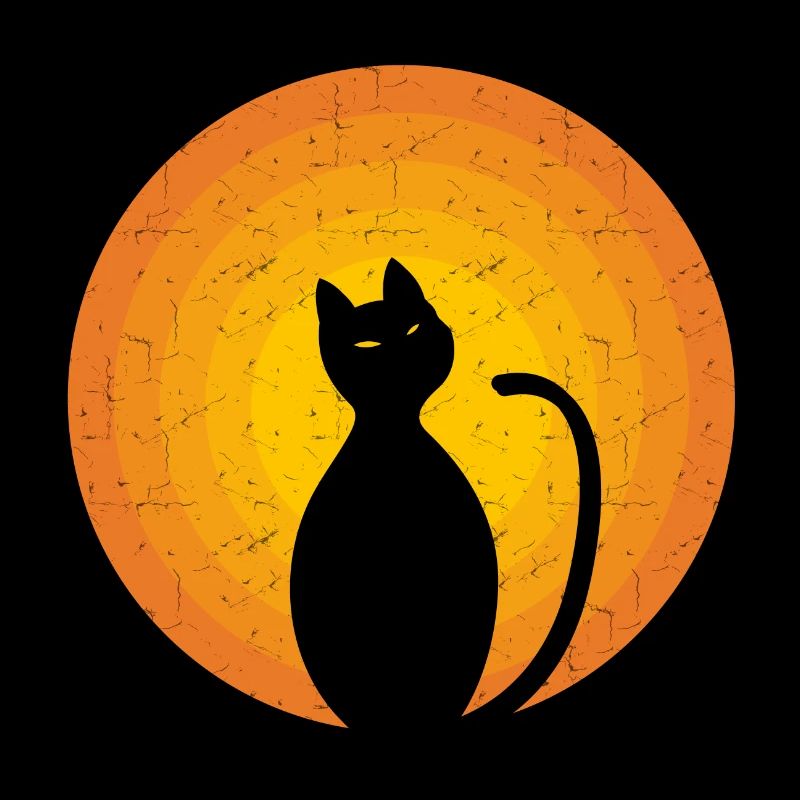 Chat Vintage Orange