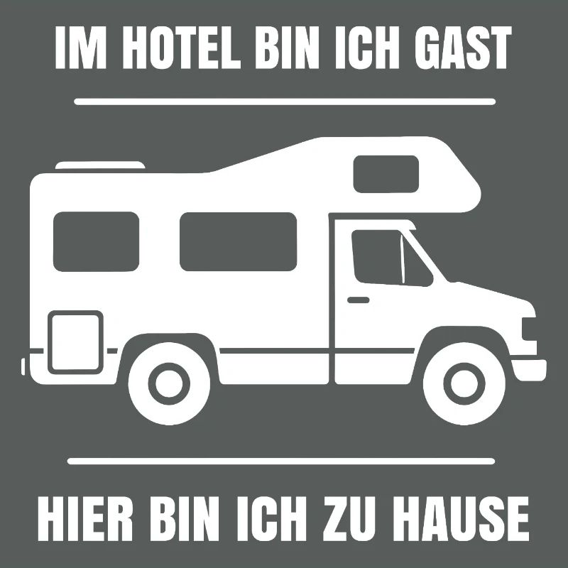 Cooler Dauercamper Spruch Wohnmobil Zuhause