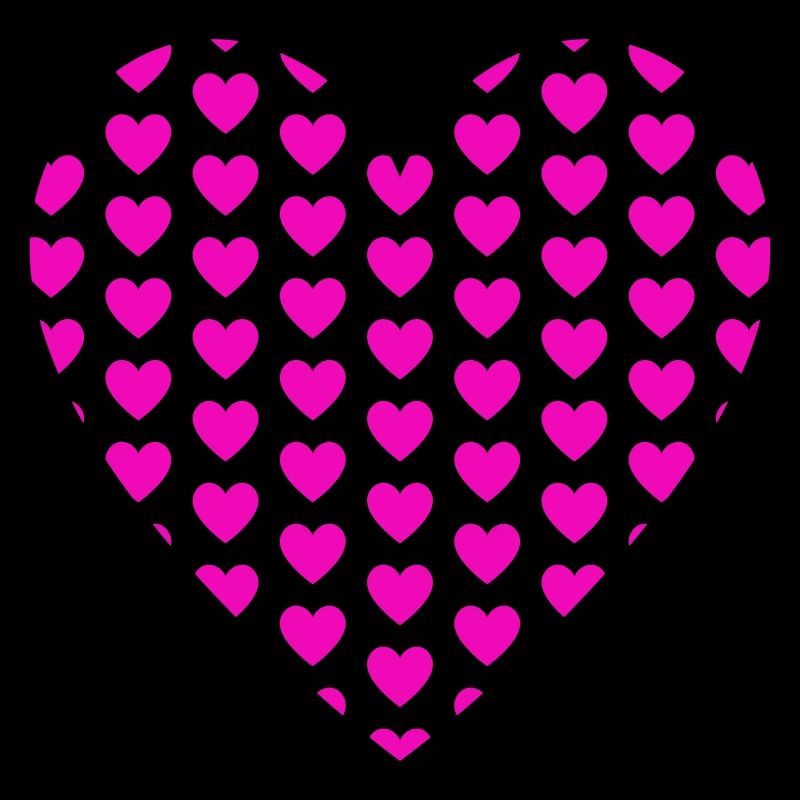 Coeur Coeurs Patch Motif