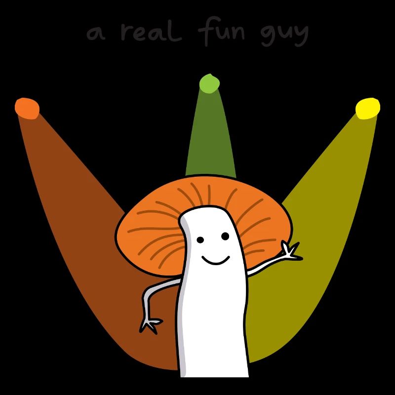 Real Fun Guy Pilz-Cartoon