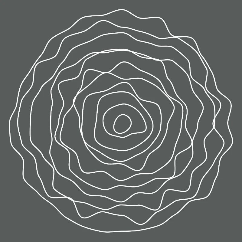 Concentric Line Rose