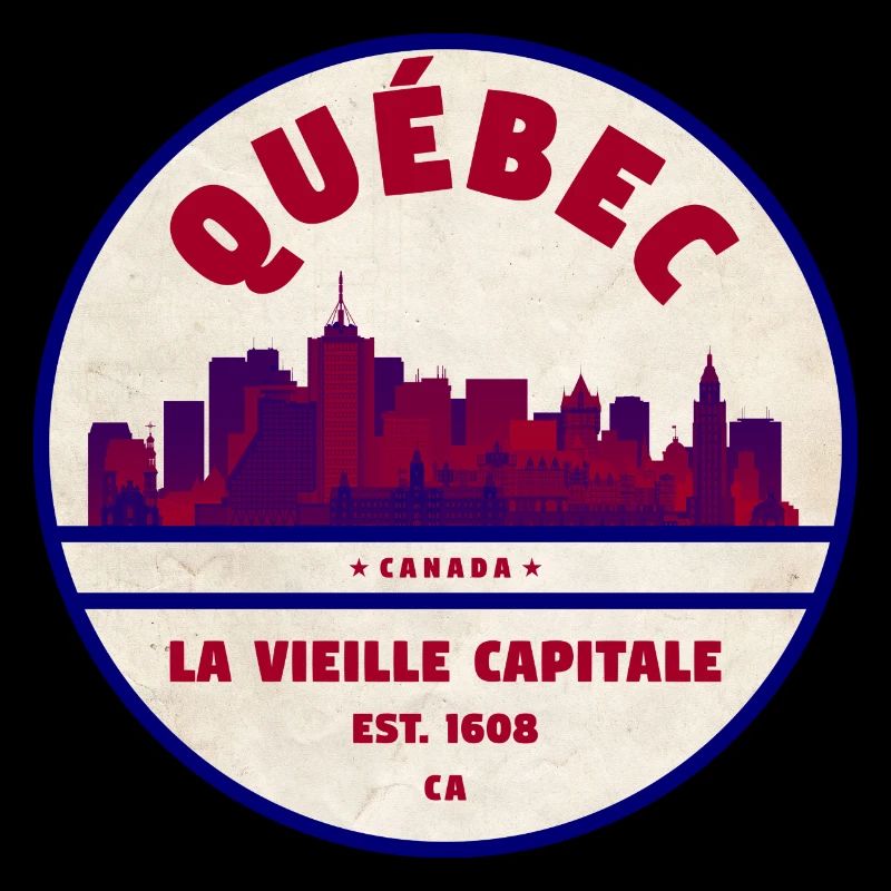 Québec Vieille Capitale Skyline