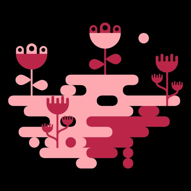 Le Blob Garden L Pink & Viva Magenta