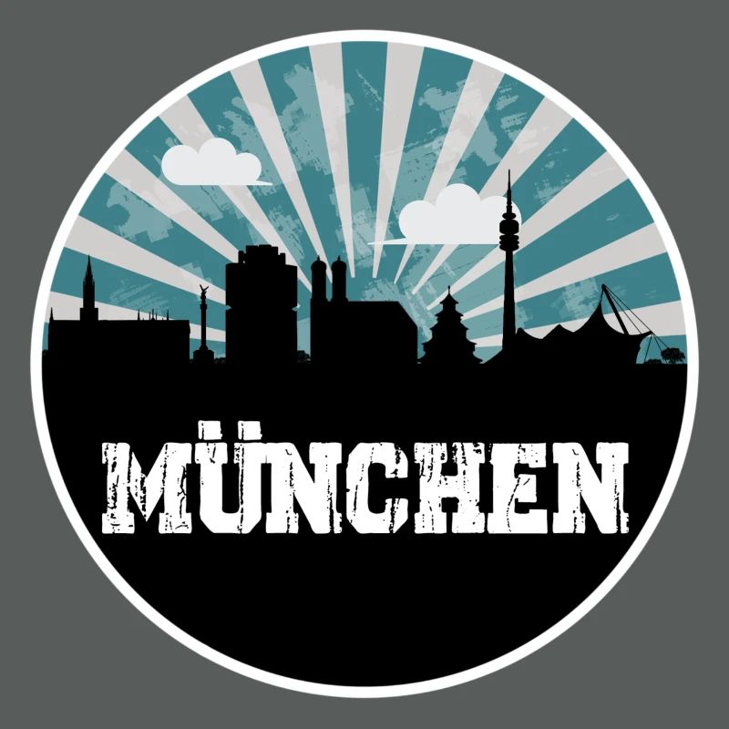 Munich Skyline Blue Hour