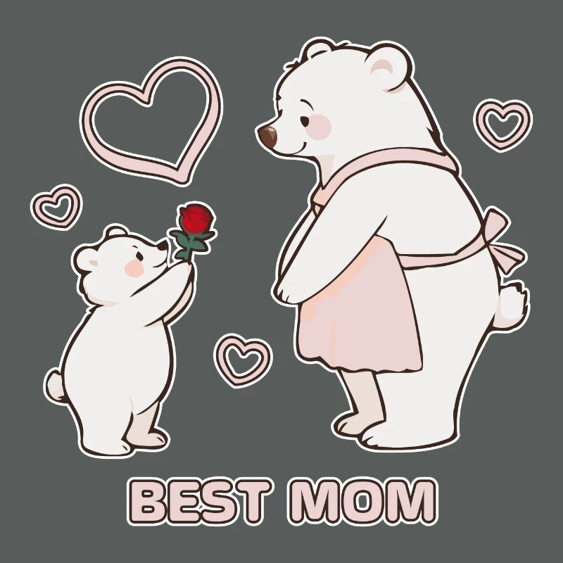 Bären Herzen Beste Mutter Muttertag