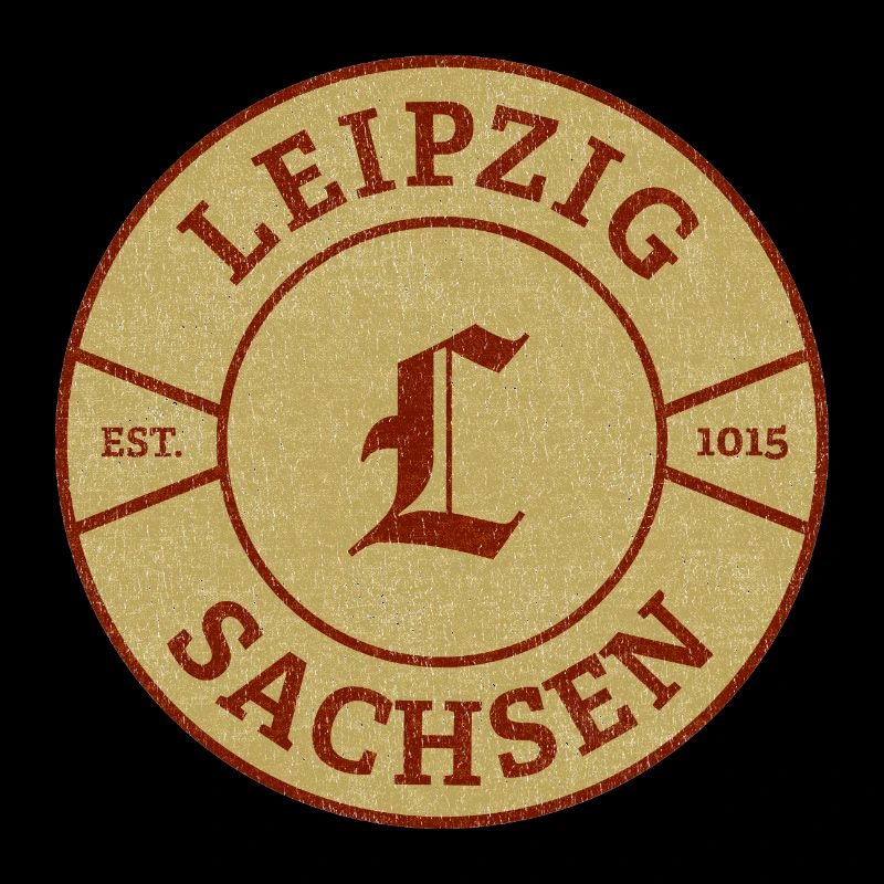 Leipzig Saxon Emblem Vintage