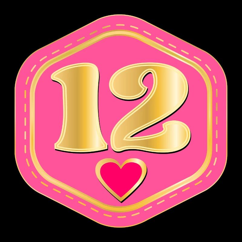 Number Twelve - 12th Birthday