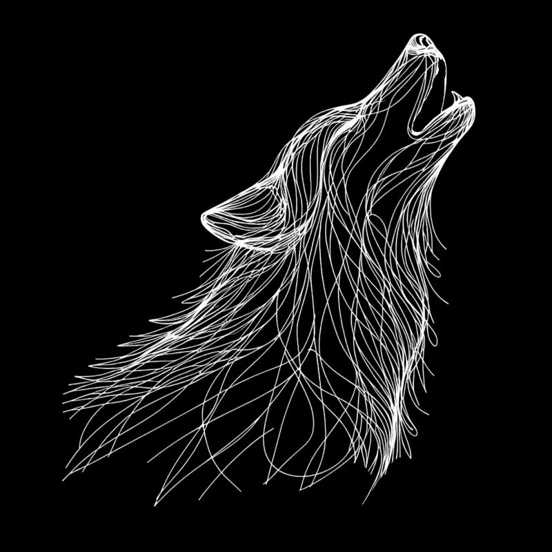 Loup Lineart