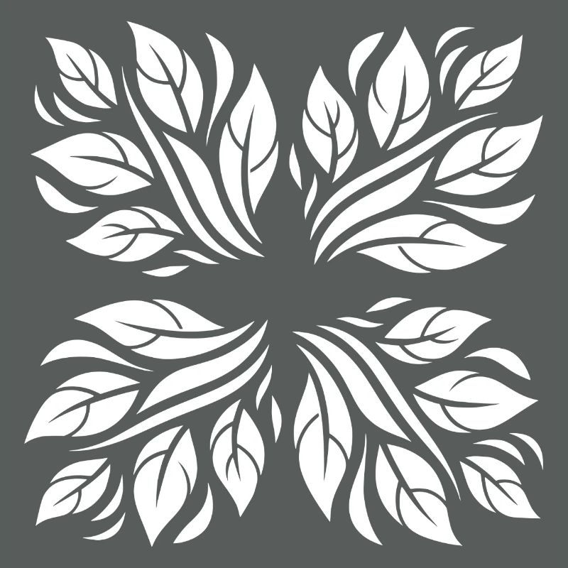 Leaves botanical pattern