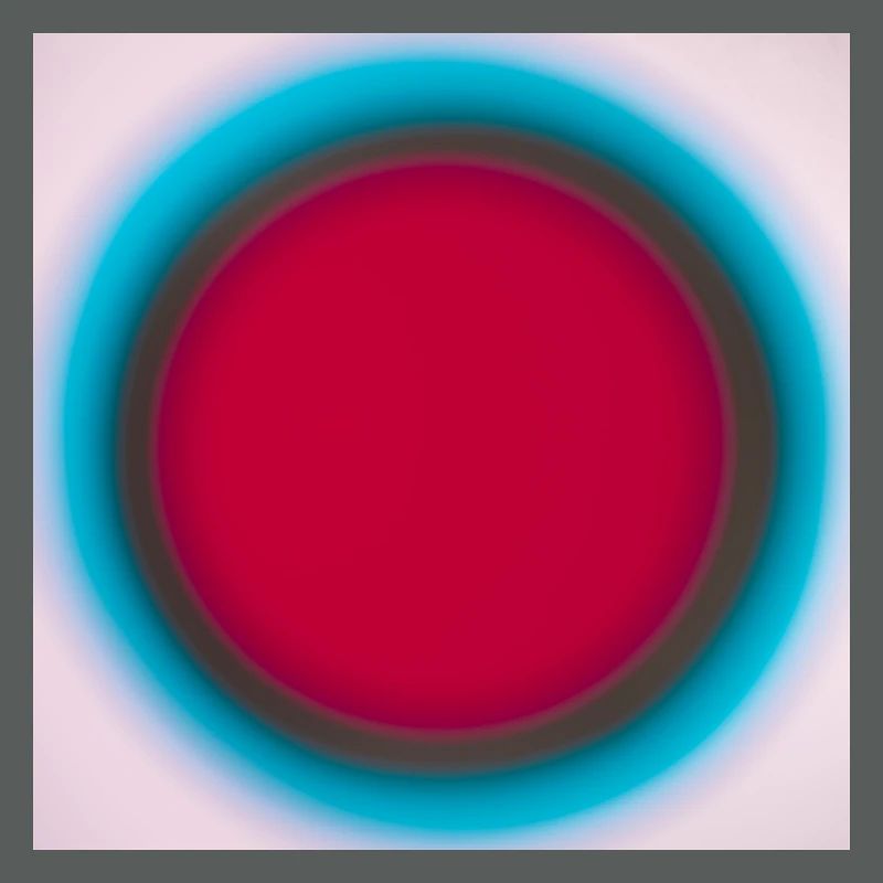 Red Circle In Blue Ring