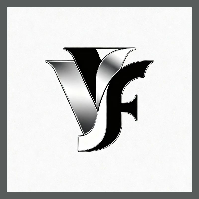 VF Monogramm Metallisch