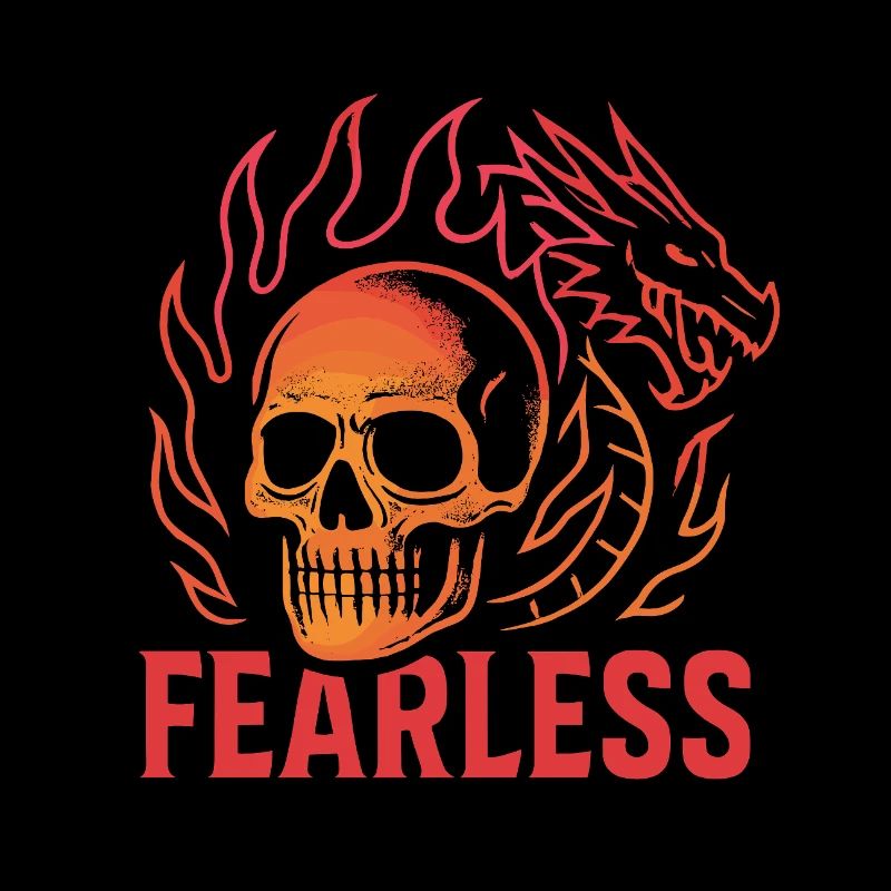 Flammenschädel Fearless