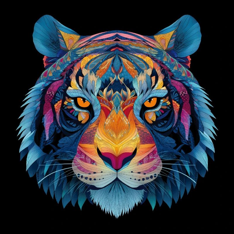 Tiger Kopf