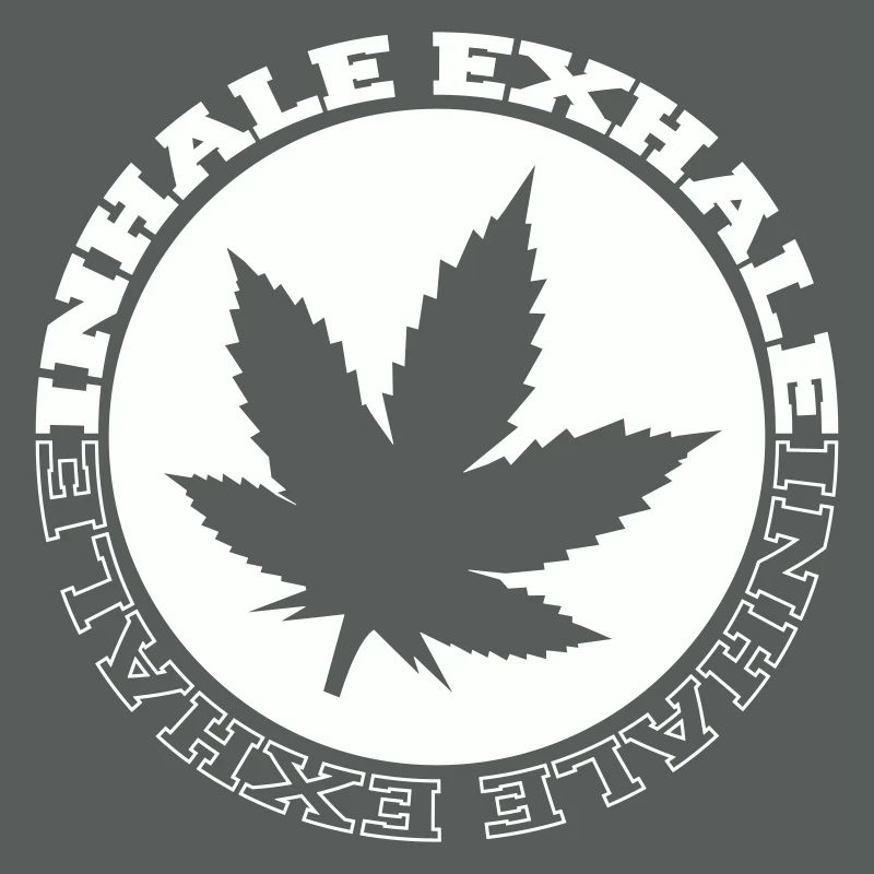 Cannabis Leaf Round Logo