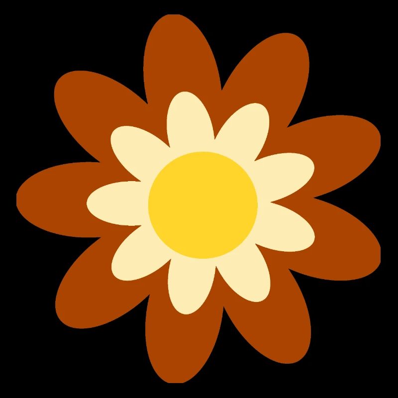 70s Flower Pattern Hippie Gift