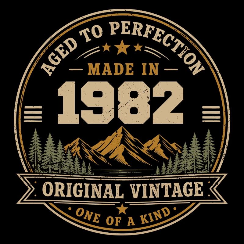 1982 Rétro 1982 Vintage 1982 Cadeau 1982