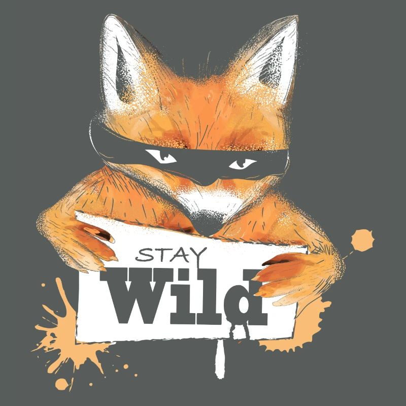 Fuchs mit einer Nachricht