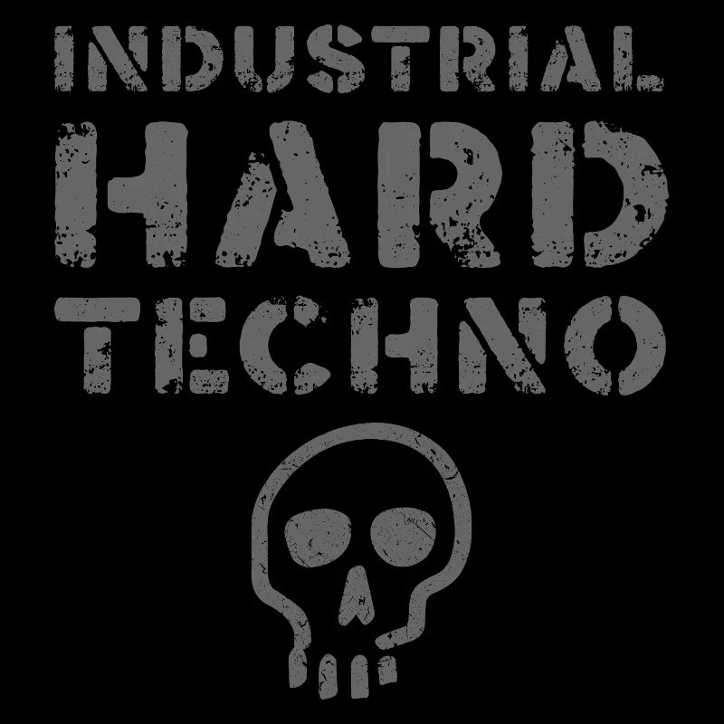 Industrial Hard Techno Skull