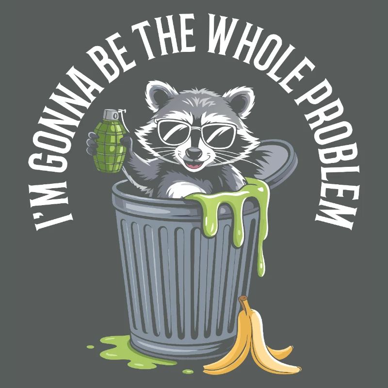 Ich bin das Problem – Lustiges Statement Design