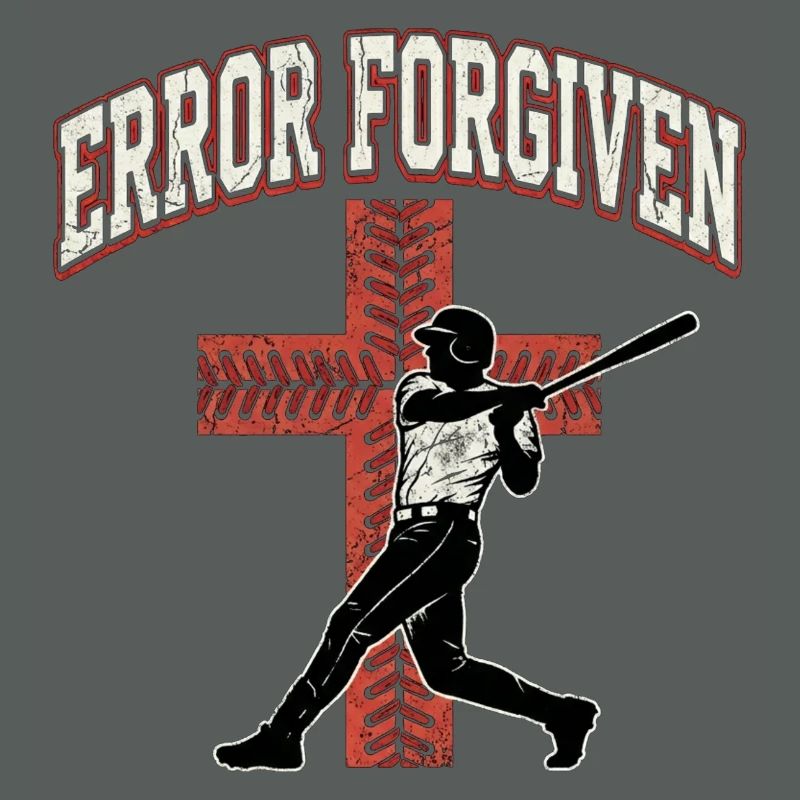 Error Forgiven Christian Baseball Faith Jesus