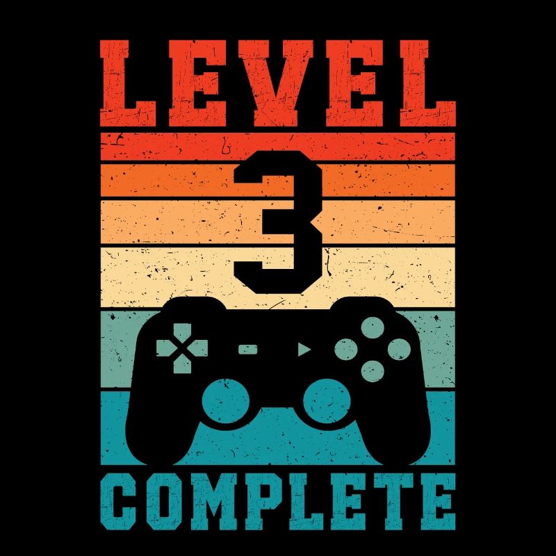 3rd Birthday Level 3 Complete 3 Years Gamer