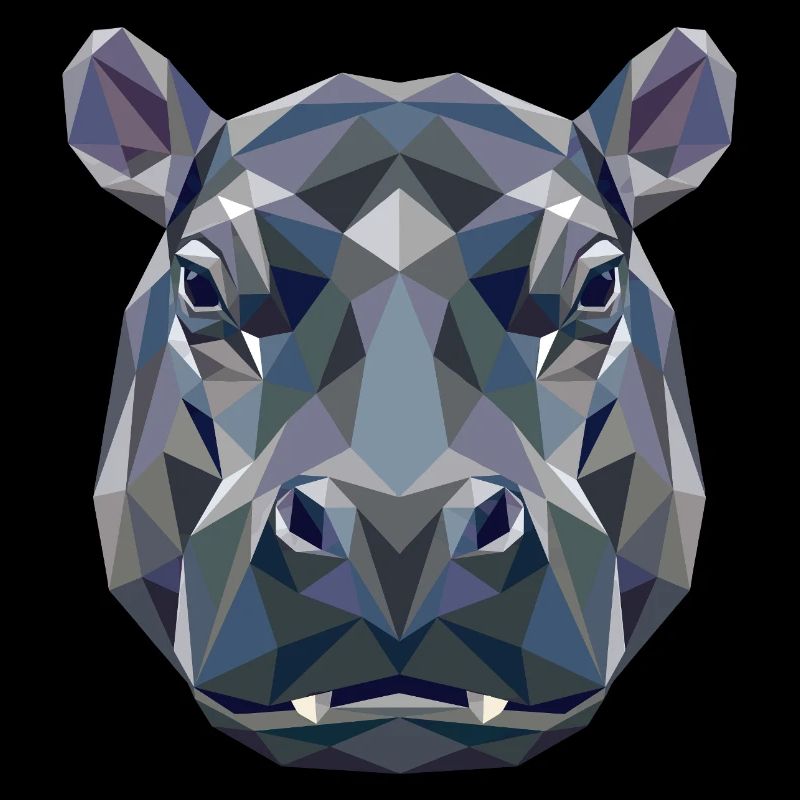 Nilpferd Flusspferd Mama Hippopotamus Cooles Hippo