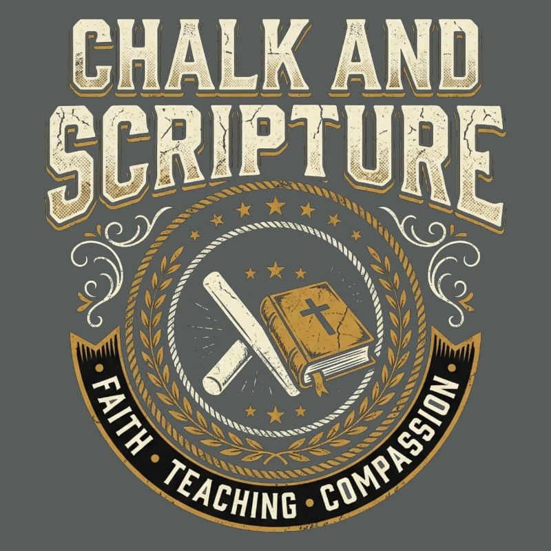 Chalk and Scripture Christlicher Lehrer Jesus