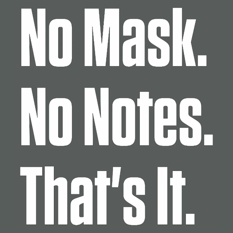 Pas de masque Pas de notes Orgueil neurodivergent