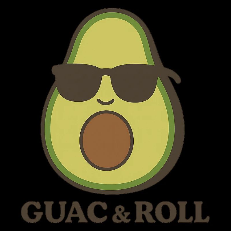 Guac & Roll – Funny Cool Avocado with Sunglasses