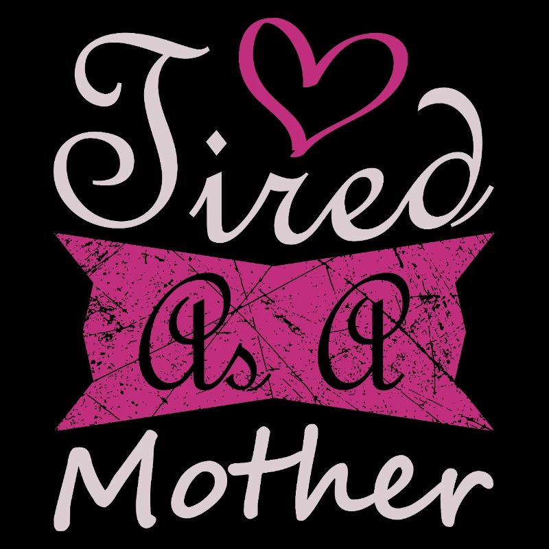 Chemise de vie de mère fatiguée Drôle de maman
