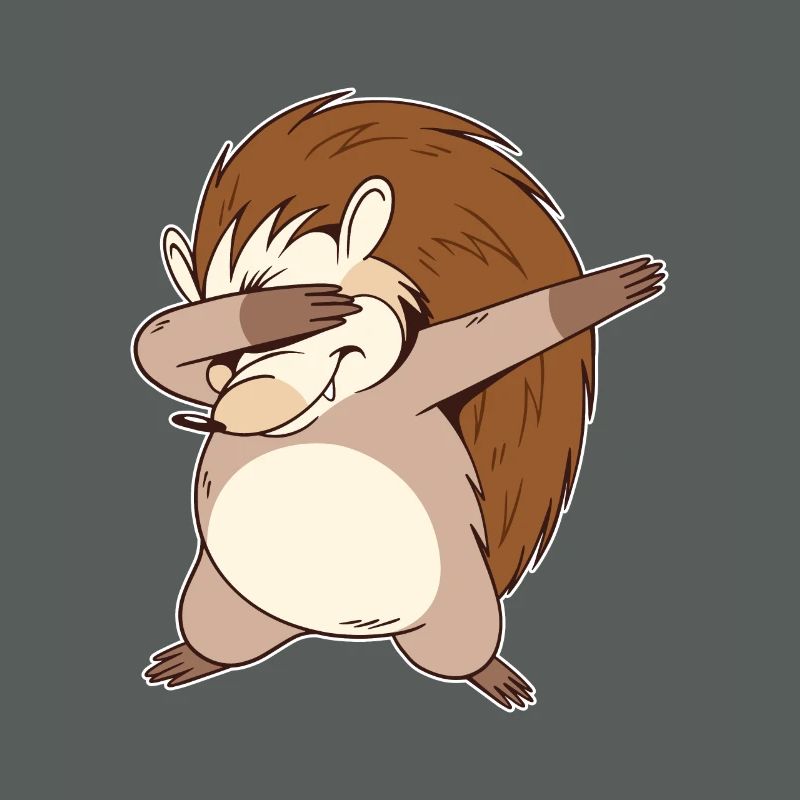 Dabbing hérisson
