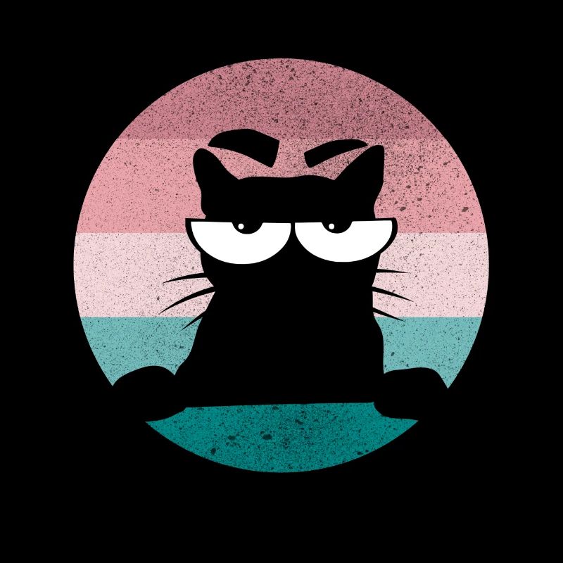 Motif du chat Pas de bouc de muffins du matin