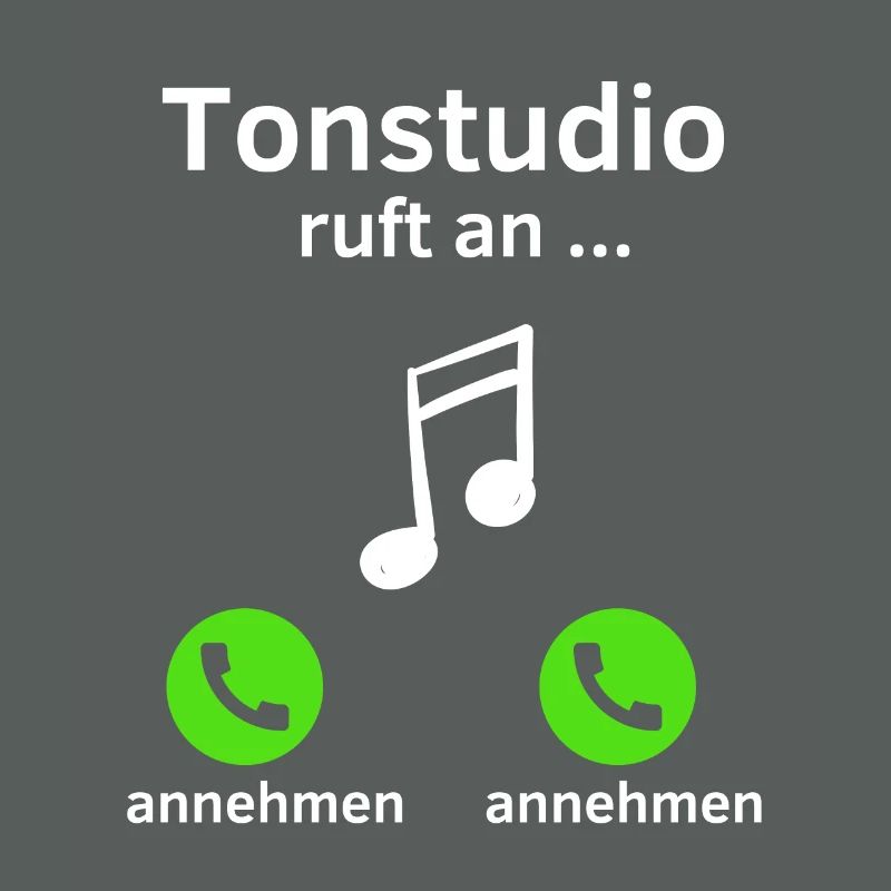 Tonstudio ruft an - annehmen oder annehmen?