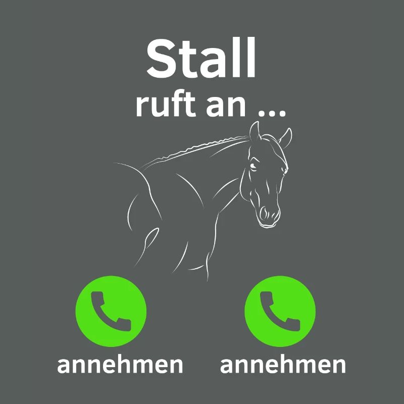 Stall ruft an - annehmen oder annehmen?