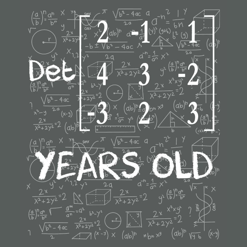 49. Geburtstag 49 Jahre Matrixdeterminante