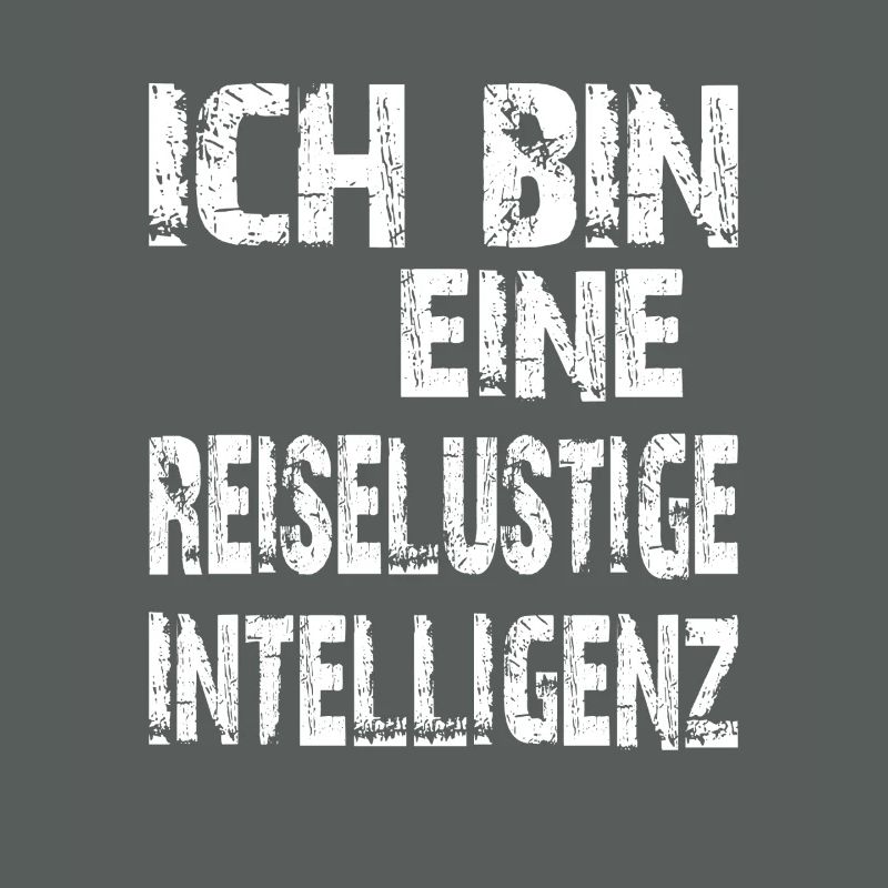 KI Spruch Ich bin eine reiselustige Intelligenz