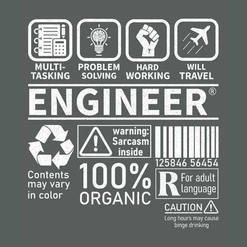 engineer multitasking problem solving hard working