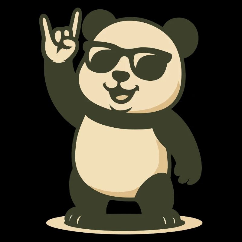 Vibrations de panda rock